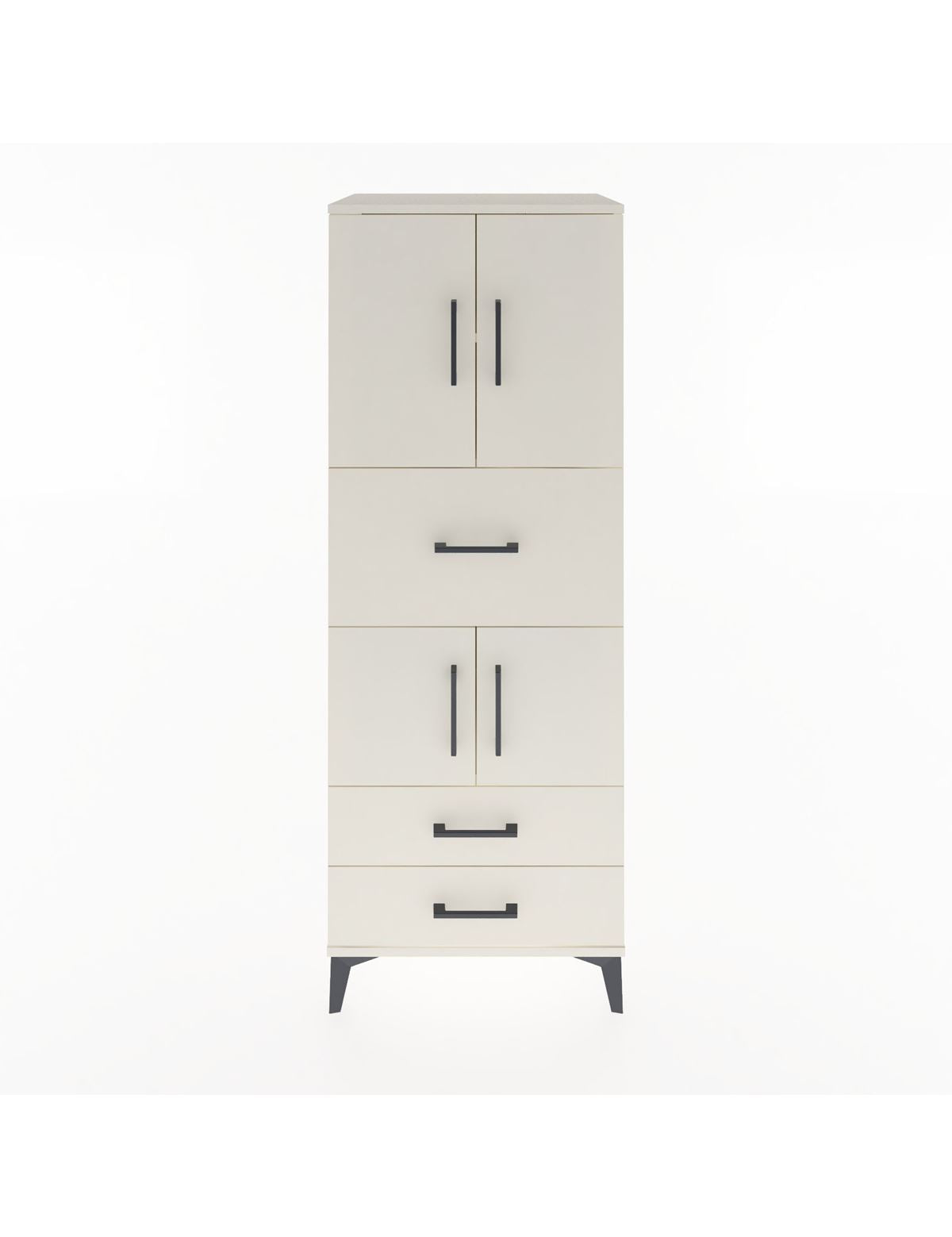 Hyperion Dolap 3 Raflı 3 Çekmeceli 4 Kapaklı 60x44x163 Aytaşı-Aytaşı