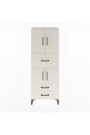 Hyperion Dolap 3 Raflı 3 Çekmeceli 4 Kapaklı 60x44x163 Aytaşı-Aytaşı