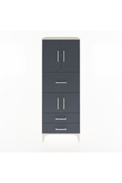 Hyperion Dolap 3 Raflı 3 Çekmeceli 4 Kapaklı 60x44x163 Aytaşı-Antrasit