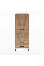 Hyperion Dolap 3 Raflı 3 Çekmeceli 4 Kapaklı 60x44x163 Aytaşı-Çam