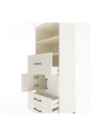 Hyperion Dolap 3 Raflı 3 Çekmeceli 2 Kapaklı 60x44x163 Aytaşı-Aytaşı