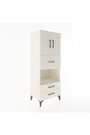 Hyperion Dolap 3 Raflı 3 Çekmeceli 2 Kapaklı 60x44x163 Aytaşı-Aytaşı