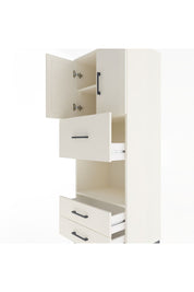 Hyperion Dolap 3 Raflı 3 Çekmeceli 2 Kapaklı 60x44x163 Aytaşı-Aytaşı