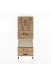 Hyperion Dolap 3 Raflı 3 Çekmeceli 2 Kapaklı 60x44x163 Aytaşı-Çam
