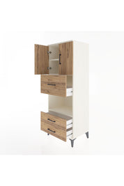 Hyperion Dolap 3 Raflı 3 Çekmeceli 2 Kapaklı 60x44x163 Aytaşı-Çam