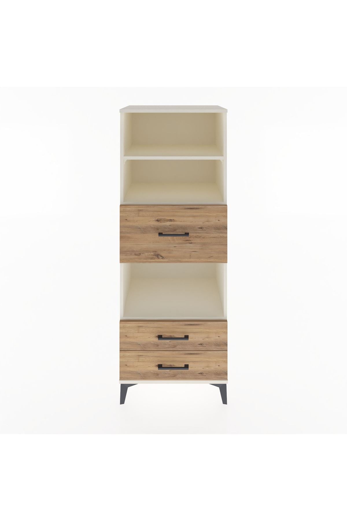 Hyperion Dolap 3 Raflı 3 Çekmeceli 60x44x163 Aytaşı-Çam