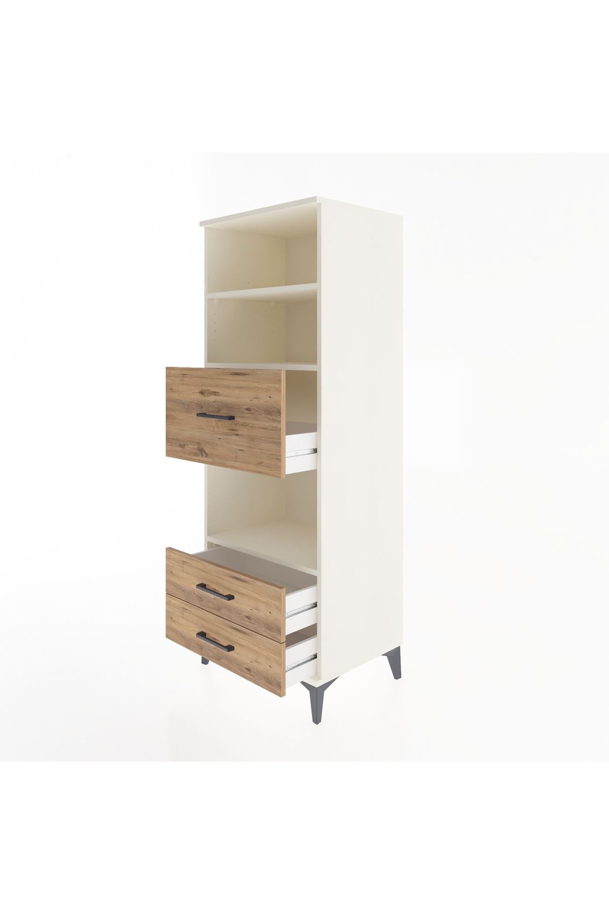 Hyperion Dolap 3 Raflı 3 Çekmeceli 60x44x163 Aytaşı-Çam