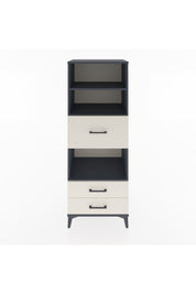 Hyperion Dolap 3 Raflı 3 Çekmeceli 60x44x163 Antrasit-Aytaşı