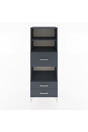 Hyperion Dolap 3 Raflı 3 Çekmeceli 60x44x163 Antrasit-Antrasit
