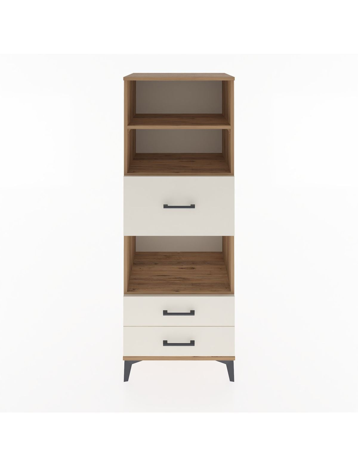 Hyperion Dolap 3 Raflı 3 Çekmeceli 60x44x163 Çam-Aytaşı