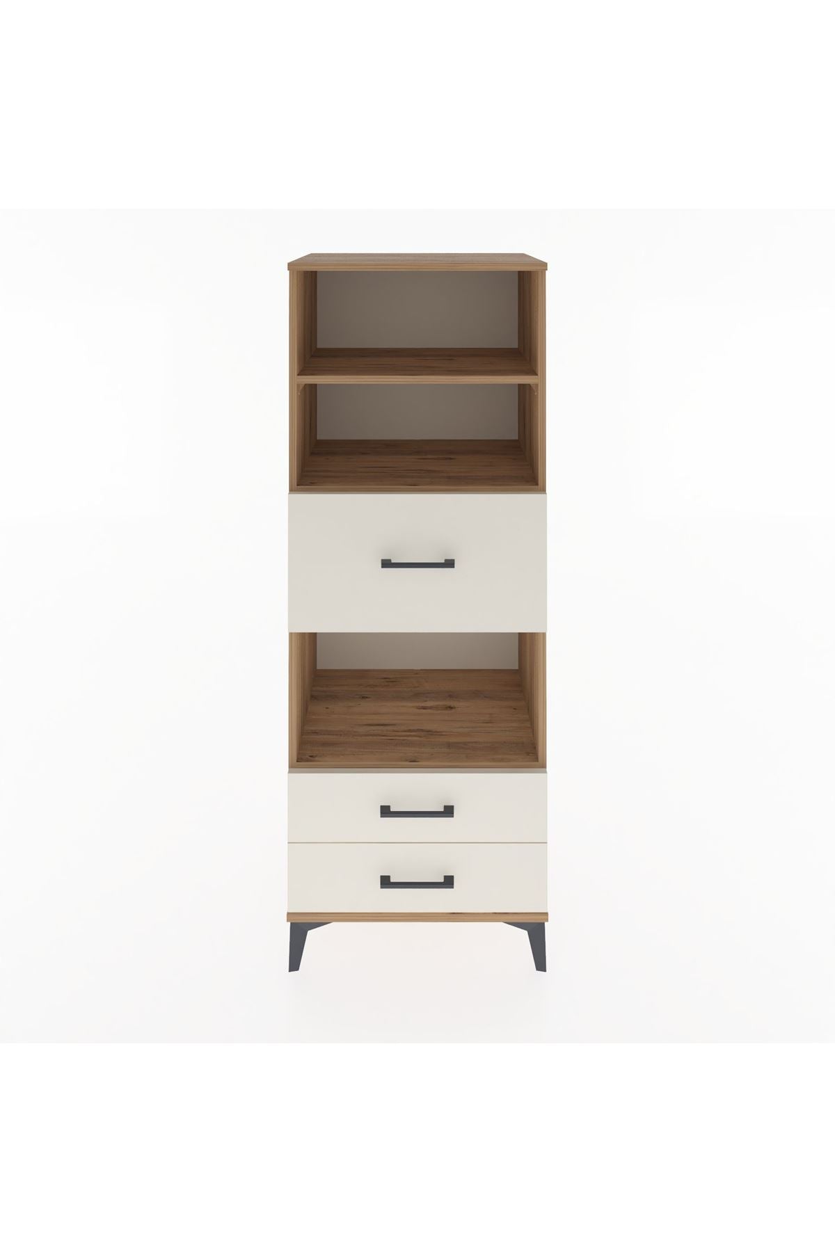 Hyperion Dolap 3 Raflı 3 Çekmeceli 60x44x163 Çam-Aytaşı