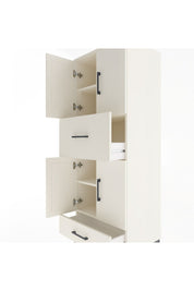 Hyperion Dolap 4 Raflı 2 Çekmeceli 4 Kapaklı 60x44x163 Aytaşı-Aytaşı