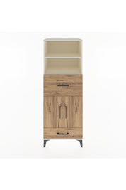 Hyperion Dolap 4 Raflı 2 Çekmeceli 2 Kapaklı 60x44x163 Aytaşı-Çam