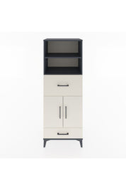 Hyperion Dolap 4 Raflı 2 Çekmeceli 2 Kapaklı 60x44x163 Antrasit-Aytaşı