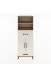 Hyperion Dolap 4 Raflı 2 Çekmeceli 2 Kapaklı 60x44x163 Çam-Aytaşı