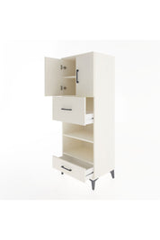 Hyperion Dolap 4 Raflı 2 Çekmeceli 2 Kapaklı 60x44x163 Aytaşı-Aytaşı