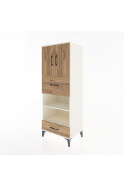 Hyperion Dolap 4 Raflı 2 Çekmeceli 2 Kapaklı 60x44x163 Aytaşı-Çam