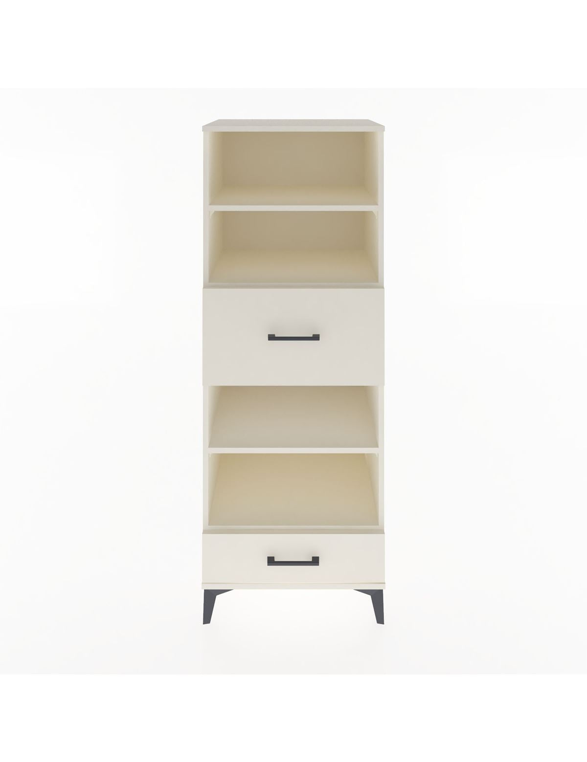 Hyperion Dolap 4 Raflı 2 Çekmeceli 60x44x163 Aytaşı-Aytaşı