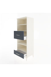 Hyperion Dolap 4 Raflı 2 Çekmeceli 60x44x163 Aytaşı-Antrasit