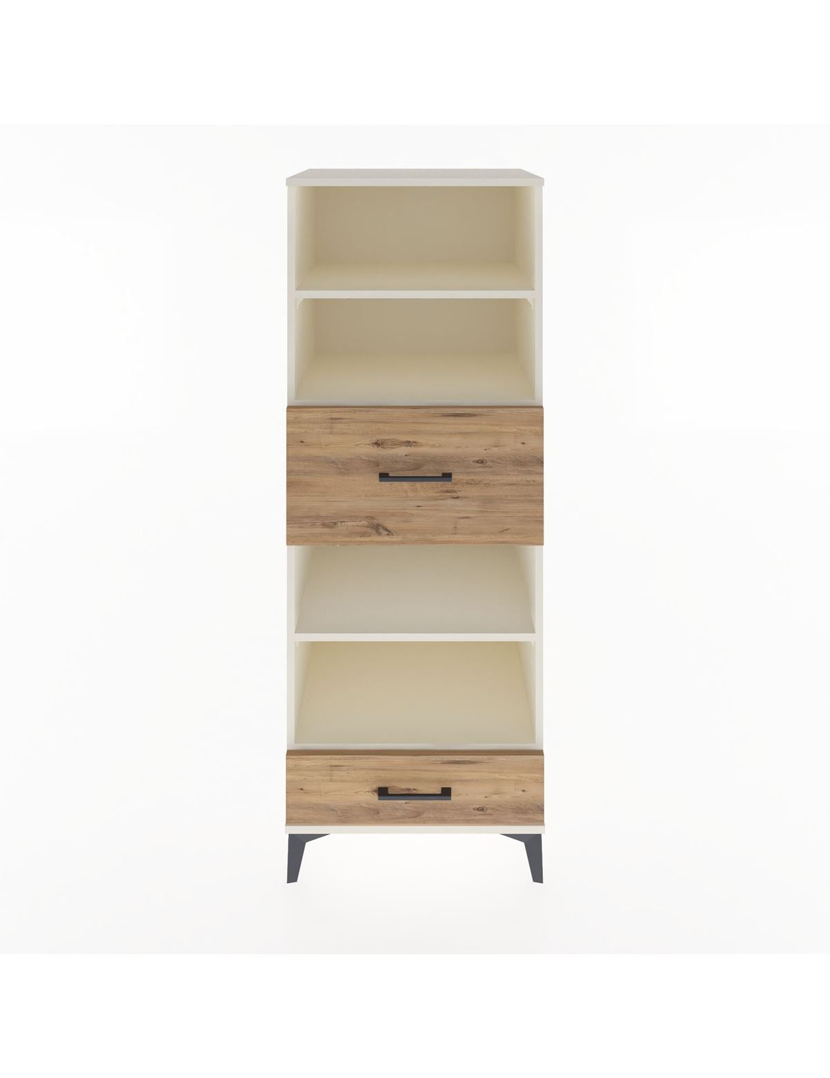 Hyperion Dolap 4 Raflı 2 Çekmeceli 60x44x163 Aytaşı-Çam