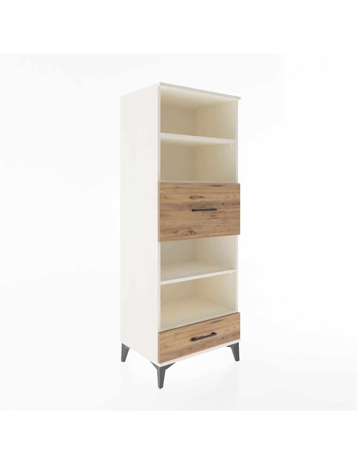 Hyperion Dolap 4 Raflı 2 Çekmeceli 60x44x163 Aytaşı-Çam