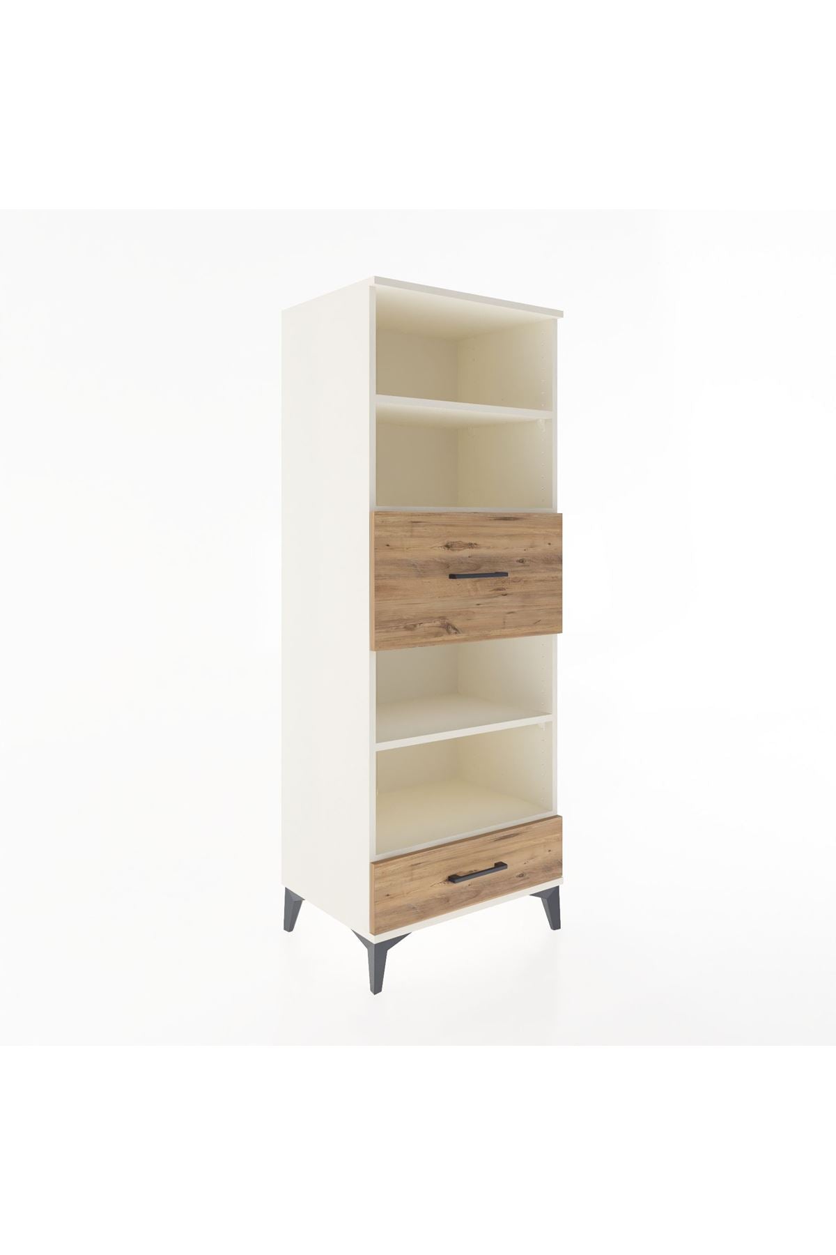 Hyperion Dolap 4 Raflı 2 Çekmeceli 60x44x163 Aytaşı-Çam