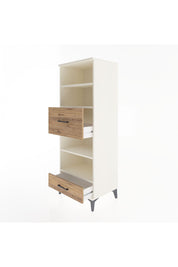 Hyperion Dolap 4 Raflı 2 Çekmeceli 60x44x163 Aytaşı-Çam