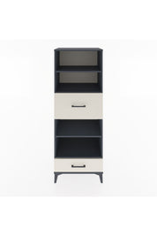 Hyperion Dolap 4 Raflı 2 Çekmeceli 60x44x163 Antrasit-Aytaşı