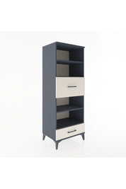 Hyperion Dolap 4 Raflı 2 Çekmeceli 60x44x163 Antrasit-Aytaşı