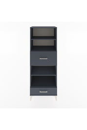Hyperion Dolap 4 Raflı 2 Çekmeceli 60x44x163 Antrasit-Antrasit