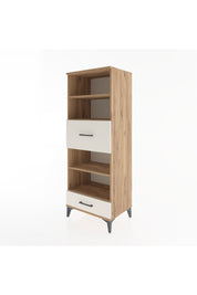 Hyperion Dolap 4 Raflı 2 Çekmeceli 60x44x163 Çam-Aytaşı