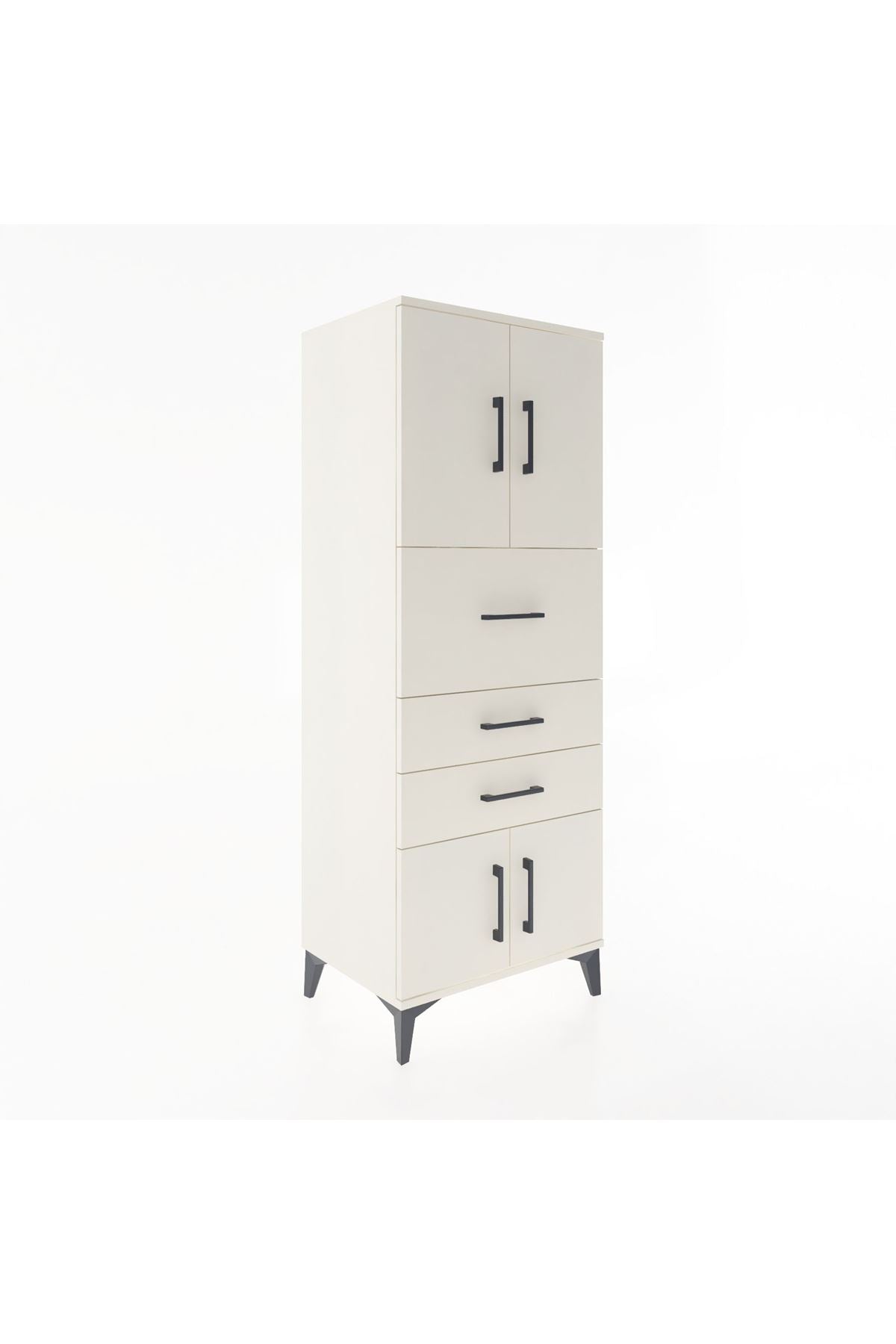 Hyperion Dolap 2 Raflı 3 Çekmeceli 4 Kapaklı 60x44x163 Aytaşı-Aytaşı