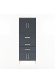 Hyperion Dolap 2 Raflı 3 Çekmeceli 4 Kapaklı 60x44x163 Aytaşı-Antrasit