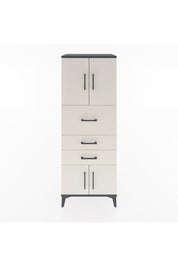 Hyperion Dolap 2 Raflı 3 Çekmeceli 4 Kapaklı 60x44x163 Antrasit-Aytaşı