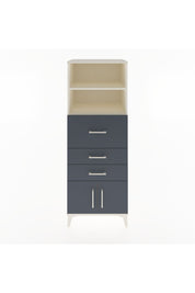 Hyperion Dolap 2 Raflı 3 Çekmeceli 2 Kapaklı 60x44x163 Aytaşı-Antrasit