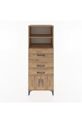 Hyperion Dolap 2 Raflı 3 Çekmeceli 2 Kapaklı 60x44x163
