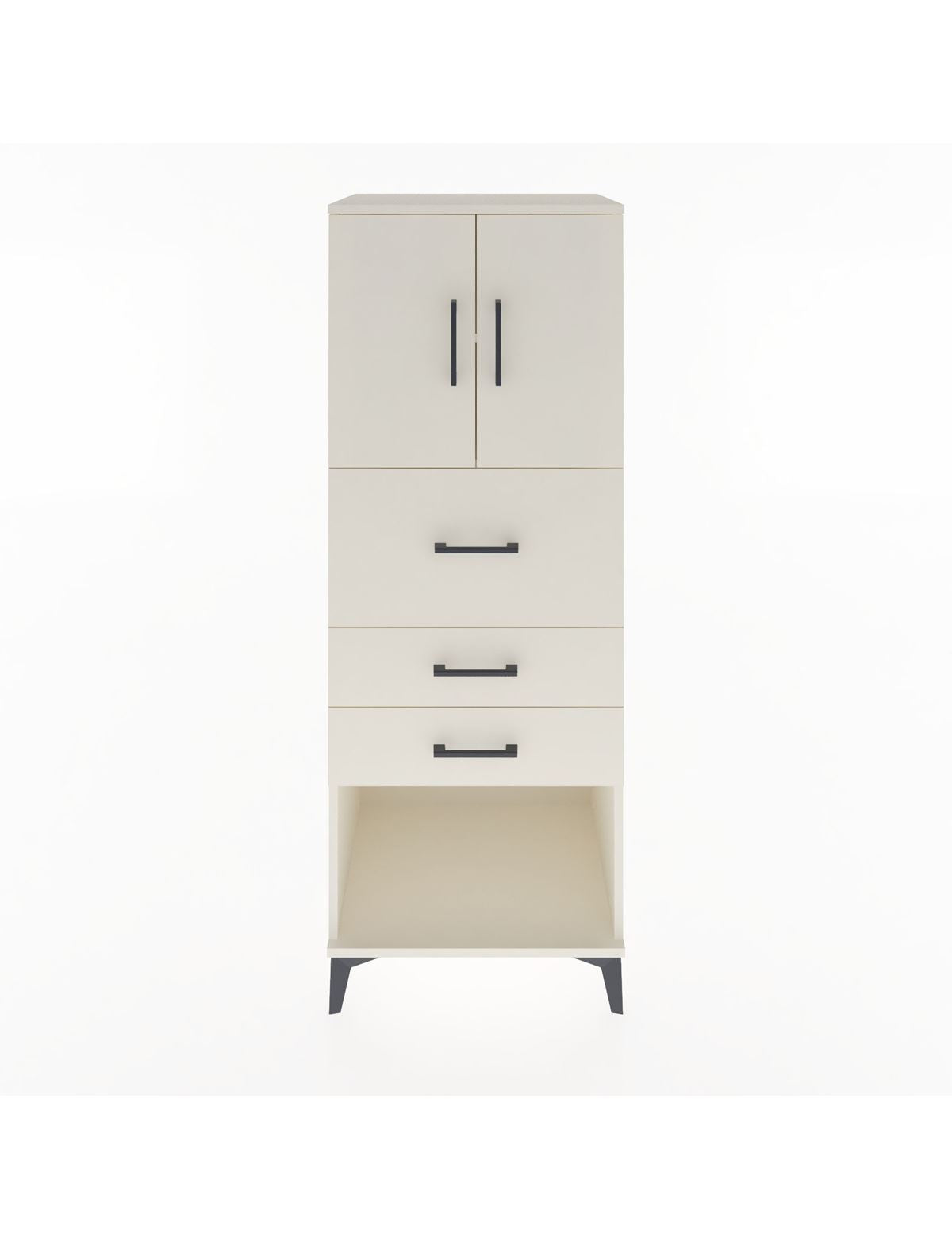 Hyperion Dolap 2 Raflı 3 Çekmeceli 2 Kapaklı 60x44x163 Aytaşı-Aytaşı