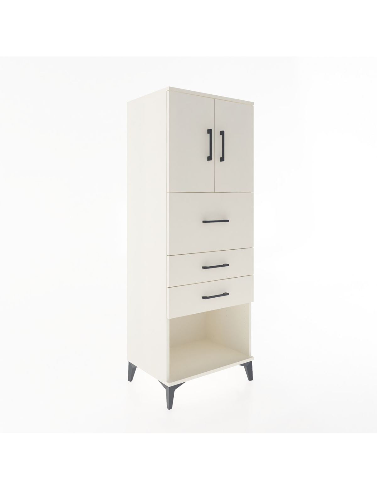 Hyperion Dolap 2 Raflı 3 Çekmeceli 2 Kapaklı 60x44x163 Aytaşı-Aytaşı