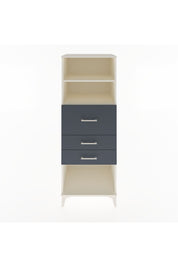 Hyperion Dolap 2 Raflı 3 Çekmeceli 60x44x163 Aytaşı-Antrasit