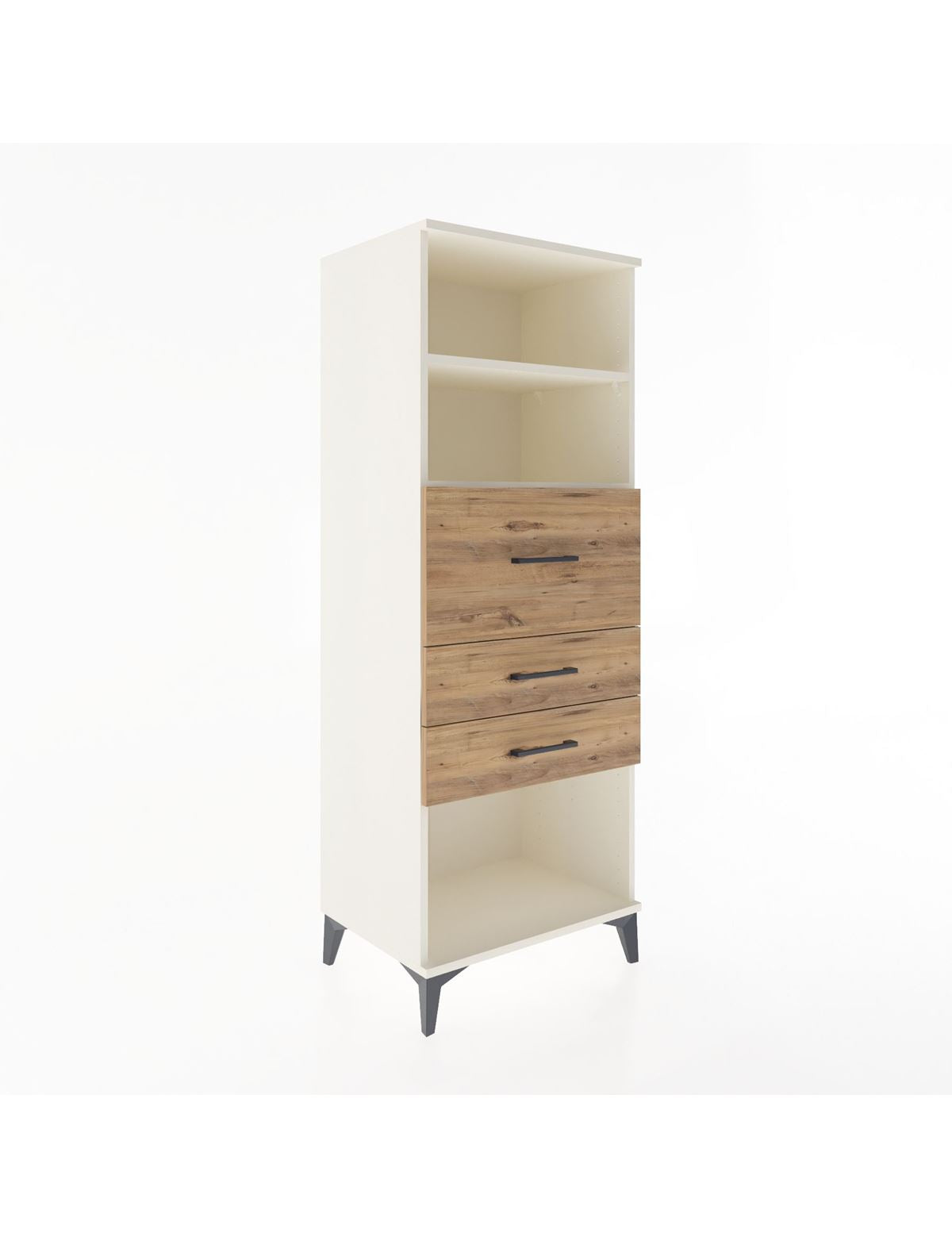 Hyperion Dolap 2 Raflı 3 Çekmeceli 60x44x163 Aytaşı-Çam