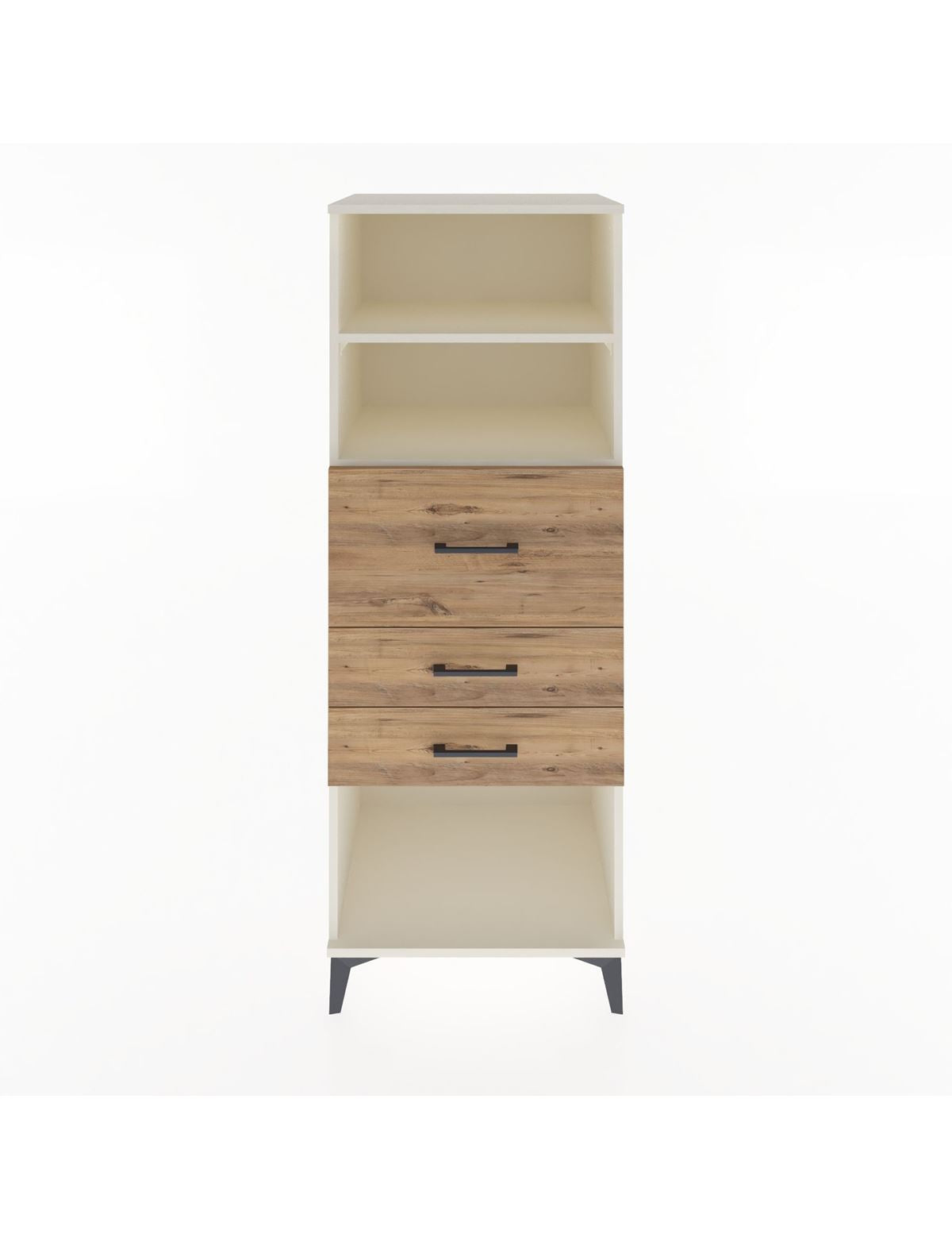 Hyperion Dolap 2 Raflı 3 Çekmeceli 60x44x163 Aytaşı-Çam