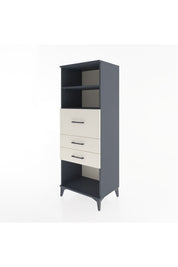 Hyperion Dolap 2 Raflı 3 Çekmeceli 60x44x163 Antrasit-Aytaşı
