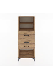 Hyperion Dolap 2 Raflı 3 Çekmeceli 60x44x163 Çam-Çam