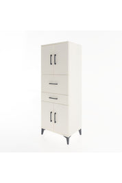 Hyperion Dolap 3 Raflı 2 Çekmeceli 4 Kapaklı 60x44x163 Aytaşı-Aytaşı