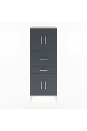 Hyperion Dolap 3 Raflı 2 Çekmeceli 4 Kapaklı 60x44x163 Aytaşı-Antrasit