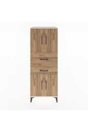 Hyperion Dolap 3 Raflı 2 Çekmeceli 4 Kapaklı 60x44x163 Aytaşı-Çam