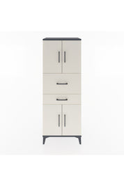 Hyperion Dolap 3 Raflı 2 Çekmeceli 4 Kapaklı 60x44x163 Antrasit-Aytaşı