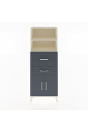 Hyperion Dolap 3 Raflı 2 Çekmeceli 2 Kapaklı 60x44x163 Aytaşı-Antrasit