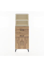 Hyperion Dolap 3 Raflı 2 Çekmeceli 2 Kapaklı 60x44x163 Aytaşı-Çam