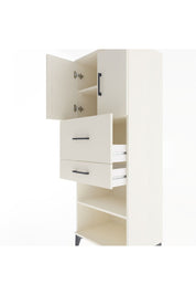 Hyperion Dolap 3 Raflı 2 Çekmeceli 2 Kapaklı 60x44x163 Aytaşı-Aytaşı